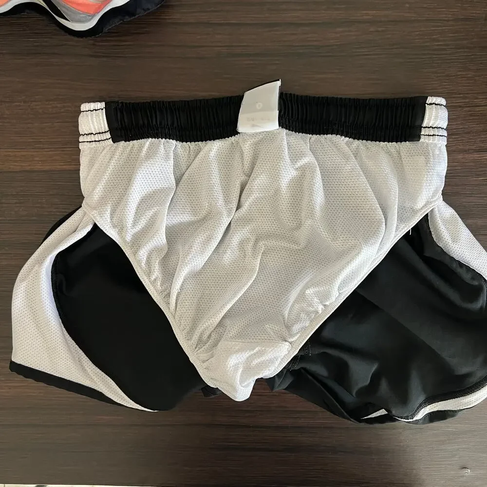 Nike Dri-FIT Running Shorts Black White Lined Women’s Small - Picture 11 of 12